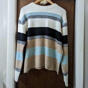 Stripped comfy fall sweater